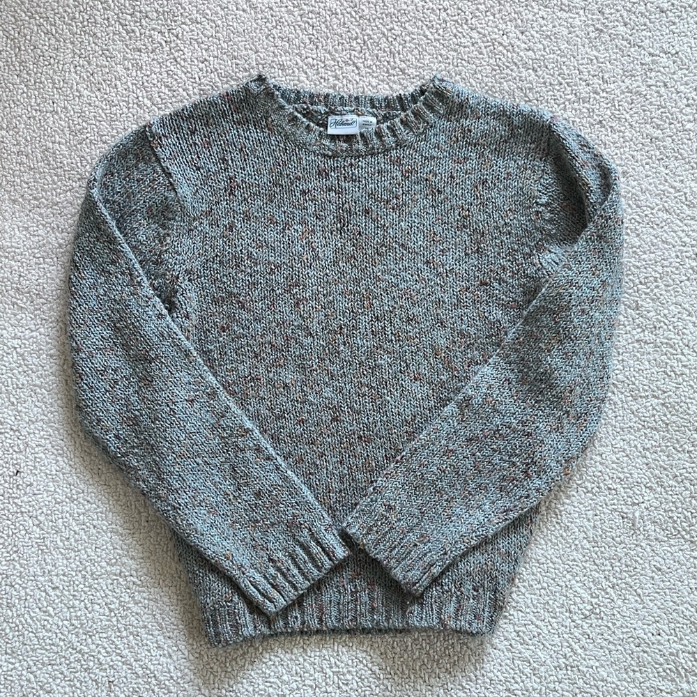 Haband Gray and Brown Speckled Women's Sweater M